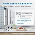 thumbnail image 2 of Waterdrop WD-TK-S Gravity-fed Water Filter System, 2.25-gallon Stainless-steel System,with 2 Filters,Metal Water Level Spigot and Stand, Reduces up to 98.95% of chlorine & Bad Taste-King Tank Series, 2 of 8