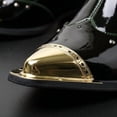 thumbnail image 3 of Men's Metal Toe Cap Chelsea Boots, Pointed Toe Ankle Boots, Formal Dress Boots Punk Rock Style Pointed Toe Boots, 3 of 6