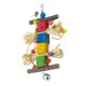 thumbnail image 3 of Juguete Para Masticar Colgante - Juguete De Desgarro De Multicolor Con Una Campana Cockatiel Juguetes Para Guacamayos Cokatoo Gris Yuyangstore Birds Parrot Chew Toys, 3 of 8