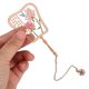 thumbnail image 3 of Chinese Style Fan Bookmark for Reading with Classic Metal Craft, 3 of 4
