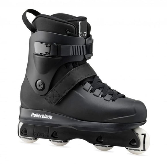 Patinaje en línea para patines en blanco, unisex, para adultos, fitness, negro