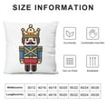 thumbnail image 5 of JEUXUS  Throw Pillows Cover  Toy Ballet Year Nutcracker Holiday Drum Holidays Christmas Cute Greeting Isolated Soldier Merry Retro Cushion Case for Fall Home Decor, 5 of 5