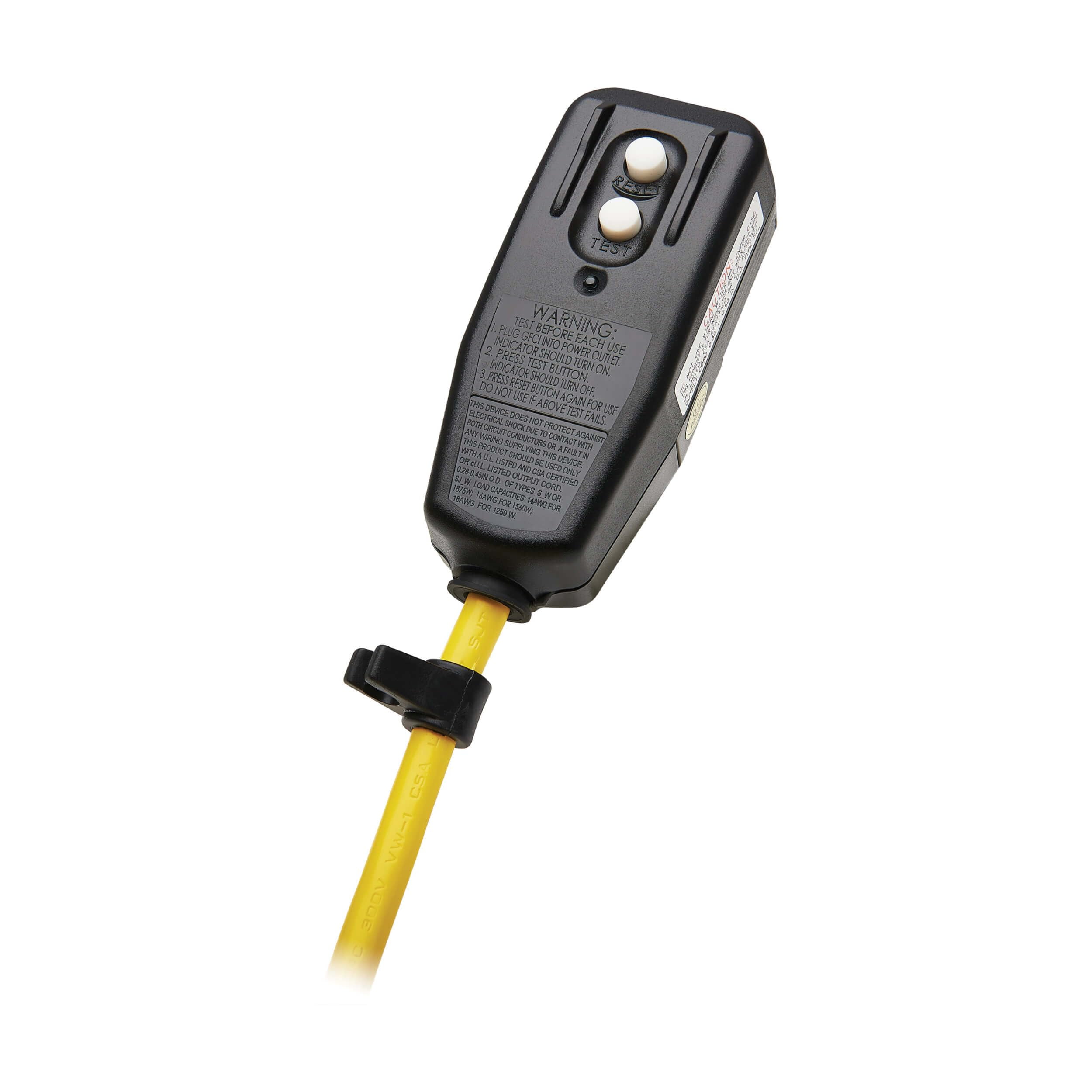 Tripp Lite 8 Outlet Safety Power Strip, 25ft Cord with GFCI 5-15P Plug, Hang Holes (TLM825GF)