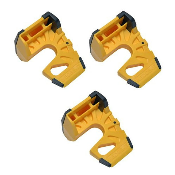 WedgeIt The Ultimate Door Stop Yellow (3 Pack)