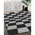 thumbnail image 2 of Ahgly Company Indoor Rectangle Patterned Midnight Gray Area Rugs, 4' x 6', 2 of 6