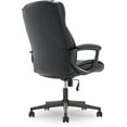 thumbnail image 6 of Serta 24.25 in. Executive Chair with Swivel & Lumbar Support, 250 lb. Capacity, Black, 6 of 14