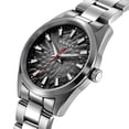 thumbnail image 2 of BERNY Men's Quartz Watch - Volcanic-Inspired Design, Japanese Movement, 10ATM Waterproof Dress Wristwatch, AR Coating Sapphire Crystal Super Luminous, 2 of 11