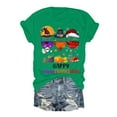 thumbnail image 1 of WEAIXIMIUNG T-Shirt à Manches Courtes Col Rond Imprimé Festif pour la Saint-Valentin pour Femmes, 1 of 3
