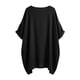 thumbnail image 3 of Mujeres Tops Color Sólido Manga Corta Malla Empalme V-Cuello Blusa Casual, Tops de Verano de las Mujeres, 3 of 8