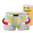 thumbnail image 5 of Calzoncillos oficiales auténticos de terapia magnética británica, 48 hilos, imanes bordados, Boxers para hombres, ángulo plano Modal en caja, 5 of 5