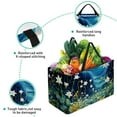 thumbnail image 3 of Starry Plants Collapsible Bucket Tote Bag Shopping Basket Oxford Cloth Picnic Basket with Reusable, Foldable, and Large Capacity Features, 3 of 7