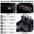 thumbnail image 4 of Voltz Toys Licensed RAM RHO 1500 24V 2 Seater Police Ride-On Truck for Kids [Limited Edition], 4 of 6