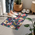 thumbnail image 4 of Shiba Inu and Pioneer Flower Door Rugs,Washable Non Slip Door Mats Indoor,Decorative Door Mats,Entry Mat Indoor for Entrance,Bedroom,Kitchen,Bathroom,16"x24", 4 of 6