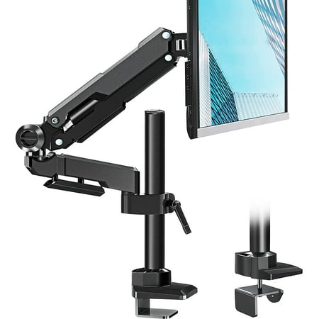 MOUNTUP Single Monitor Desk Mount, Fully Adjustable Aluminum Gas Spring ...