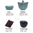 thumbnail image 2 of Customize Chinese Tea Set Ceramic Portable Teapot Set Outdoor Travel Gaiwan Tea Cups Of Tea Ceremony Teacup Fine Gifts, 2 of 7