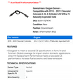 thumbnail image 2 of Downstream Oxygen Sensor - Compatible with 2015 - 2021 Chevy Colorado 2.5L 4-Cylinder LCV VIN a FI Naturally Aspirated GAS 2016 2017 2018 2019 2020, 2 of 2