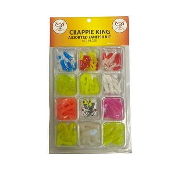 Headhunter Lures, Crappie And Panfish Kit With Lead Heads, 1.75in
