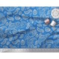 thumbnail image 3 of Soimoi Poly Georgette Fabric Paisley Block Print Sewing Fabric Yard 42 Inch Wide, 3 of 3