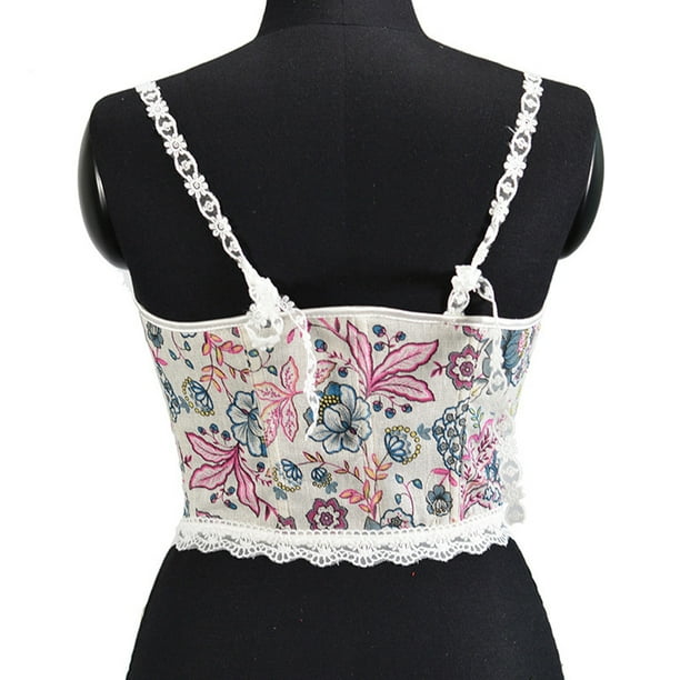 Women's Waist Cincher Shapewear Fashion Floral Print Fishbone