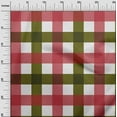 thumbnail image 2 of oneOone Cotton Poplin Lime Green Fabric Gingham Check Craft Projects Decor Fabric Printed By The Yard 56 Inches Wide, 2 of 4