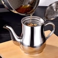 thumbnail image 6 of Oil Strainer Pot, Leak-proof Rustproof Non-slip Ergonomic Handle Dust-proof Lid, Oil Filling Stainless Steel Nozzle Oil Filter Kettle Kitchen Gadget, 6 of 7