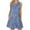 Navy, variant on IROINNID Fit&Flare Dress For Women Sleeveless Round Neckline Letter Casual Pocket Long Maxi Dress Strapless Print Dress