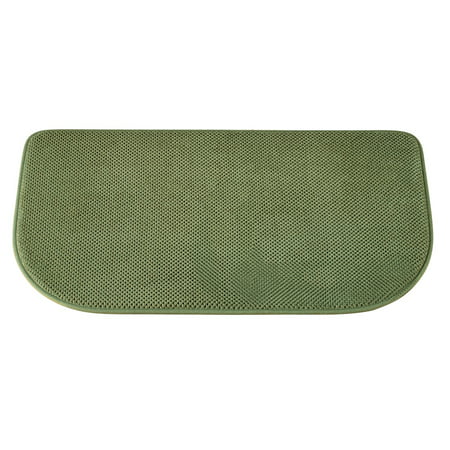 Anti-Fatigue Contoured Foam Mat, Reduces Strain on Feet and Legs - Slice-Shaped with Skid-Resistant Backing,