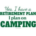 thumbnail image 2 of CafePress - Camping Retirement Plan Mugs - Insulated Stainless Steel Travel Tumbler 20 oz., 2 of 2