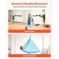 thumbnail image 5 of Dual-Mode Aerial Yoga Swing Supports 300 lbs, Durable Nylon Material & Braided Daisy Rope, Comes with Zippered PE Case - Ideal for Gymnastics and Relaxation, 5 of 9