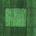 thumbnail image 1 of Ahgly Company Indoor Square Abstract Emerald Green Contemporary Area Rugs, 4' Square, 1 of 4