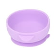 thumbnail image 1 of Silicone Toddler Bowl, Drop Resistant Baby Suction Bowl Prevent Slip  For Self Feeding For Home Light Purple, 1 of 8