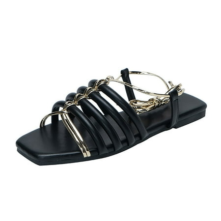 

KI-8jcuD Brand Love Is War Bad Bunny Slippers Women Lace Up Flat Sandals Casual Strap Sandals Open Toe Slide Sandals For Ladies Embellished Sandals For Women Beaded Rhinestones Sandals For Women Siz