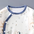 thumbnail image 6 of xaweyi Toddler Boys Girls Warm Two Piece Clothing Outfit Long Sleeve Tops and Pants Casual Homewear Suit for Autumn Winter Size 6-9 Months, 6 of 6