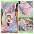 MeMoreCool Foldable Floor Mattress for Kids, Coloful Glow in The Dark