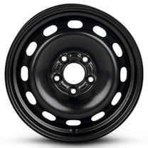 For 2004-2005 Mazda 3 15 Inch Painted Black Rim - OE Direct Replacement - Road Ready Car Wheel