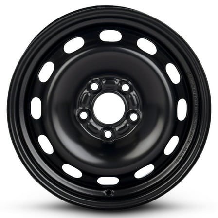 For 2004-2005 Mazda 3 15 Inch Painted Black Rim - OE Direct Replacement - Road Ready Car Wheel