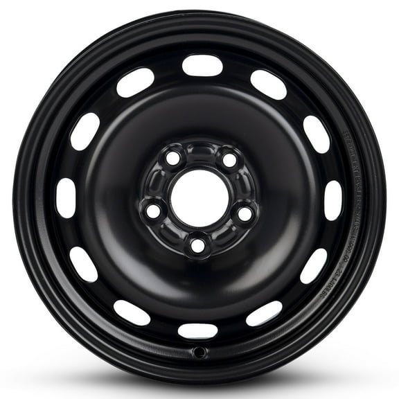 For 2004-2005 Mazda 3 15 Inch Painted Black Rim - OE Direct Replacement - Road Ready Car Wheel