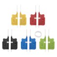 thumbnail image 1 of 2024 10Pcs Test Lead Clip Ultra Small Chip Foot Clamp with Rubber Ring Electronic Component SDK08, 1 of 5