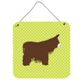 thumbnail image 1 of "Treasures Green Poitou Poiteuin Donkey Metal Print, 6hx6w" Caroline's Treasures BB7678DS66, 1 of 1