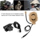 thumbnail image 1 of Auricular Z De Un Solo Lado Tactic K Head Walkie Talkie Bowman Elite II Con U94 PTTBrown, 1 of 7