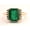 White Gold Plated, variant on Exceptional 4 Ctw powerful Green Zambian Emerald Ring For Love Gitanshjewels Sterling Silver,18K Rose Gold