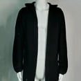 thumbnail image 1 of Suéter de cuello alto con capucha de color sólido para hombre, cárdigan de estilo europeo y americano para otoño e invierno, suéter para hombre, 1 of 6