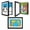 Black, variant on 3 Pcs Magnetic Rotate A4 Wooden Picture Frame, Multi-Functional Display, Reusable Front-Opening Display with Dual-Sided Rotation, Wall Mountable Horizontal or Vertical
