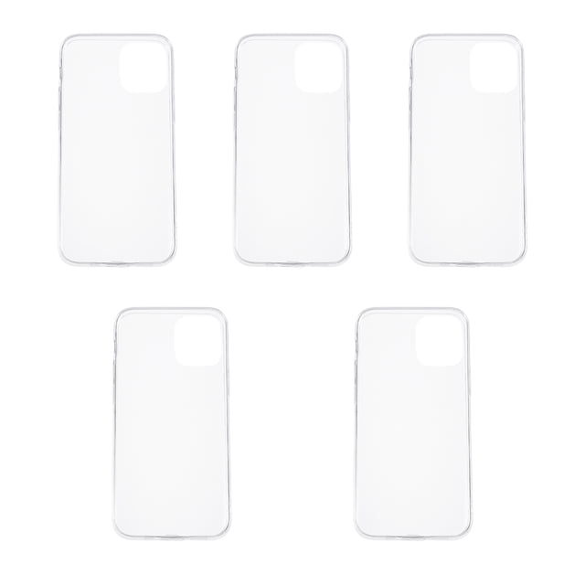 Milisten 5PCS Resin Personalized Phone Case Compatible for iPhone 12 mini Acrylic Shell