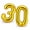 Gold, variant on stcellnmex 40 Inch Number 30 Balloons Jumbo Foil Giant Number 30 Balloons for 30th Birthday Party Decorations Anniversary Event Black