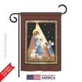 thumbnail image 2 of Breeze Decor BD-NT-G-114091-IP-BO-DS02-US The Lord is Born Winter - Seasonal Nativity Impressions Decorative Vertical Garden Flag - 13 x 18.5 in., 2 of 4