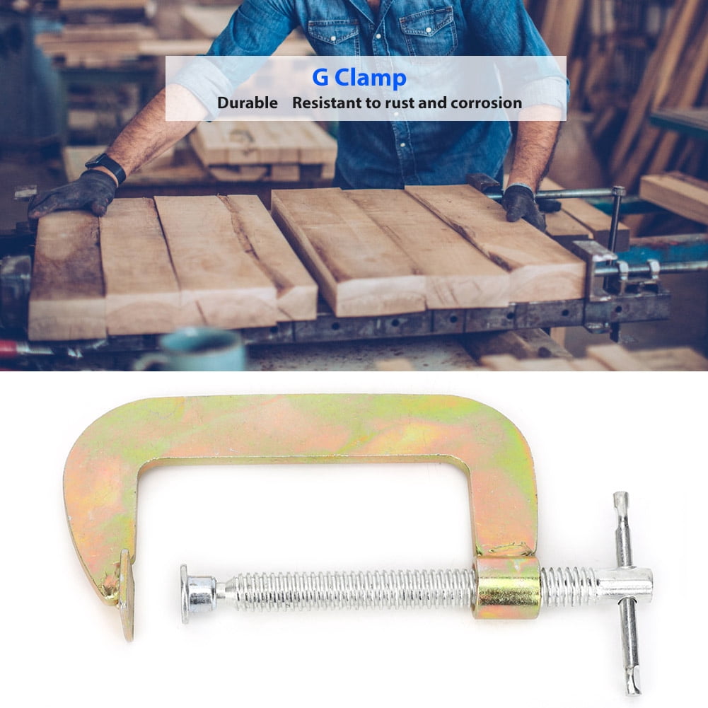 C Clamp Set,C Clamp G Clamp Woodworking Welding Fixture Hand Grip Holder Carpenter Tool for Woodworking, Welding and Fixing 12 inches