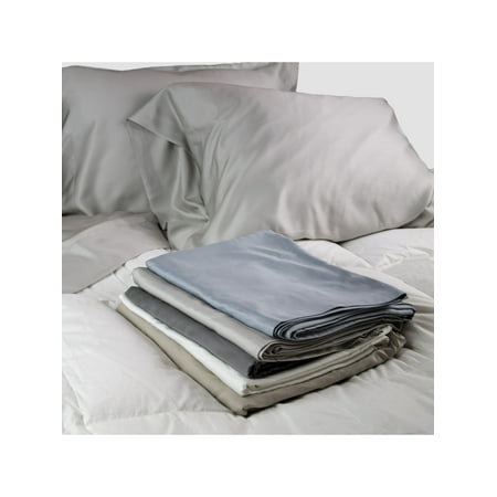 100 Sateen Bamboo Sheets Set Pillow Cases Top Sheet And Fitted