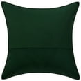thumbnail image 3 of DK Homewares Ethnic Decorative Sofa Throw Pillowcase 16 x 16 Inch Cotton Patchwork Geometric Boho Square Couch Cushion Cover (Size - 40x40 cm ; Color: Dark Green ) - 1 Pcs (Cover Only), 3 of 3