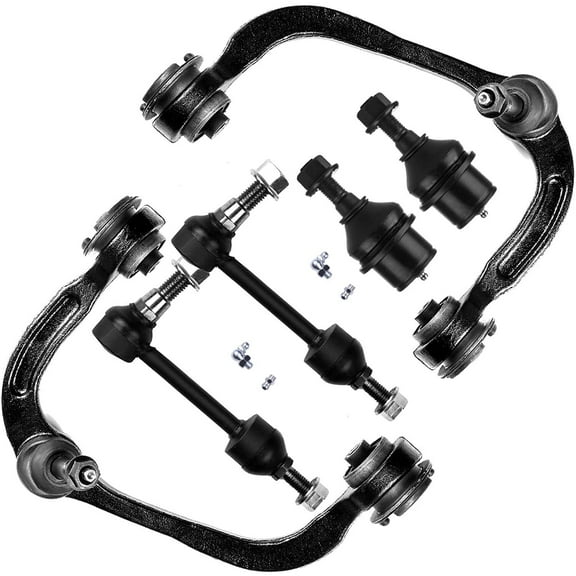 CCIYU Front Left Right Upper Control Arm and Ball Joint Stabilizer/Sway Bar End Link Lower Ball Joint fit for 2005 for Ford for F-150 Fits 4x4 6pcs Suspension Kit